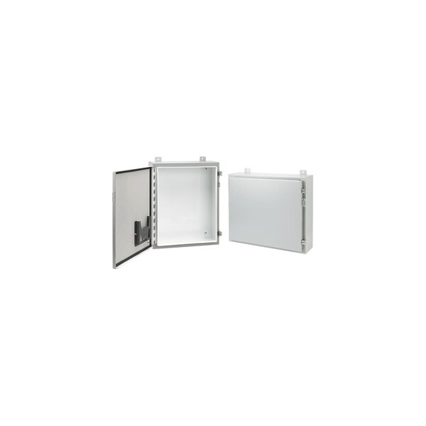 Hoffman Enclosures Inc 1-DOOR TYPE 12/13 ENCLOSURE, 24"X24"X8", WALL-MOUNTING A242408LP